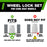 DPAccessories 7/16-20 Lug Nut Locks | Bulge Acorn | 36mm (1.4") Tall | 19mm (3/4") & 21mm (13/16") Hex