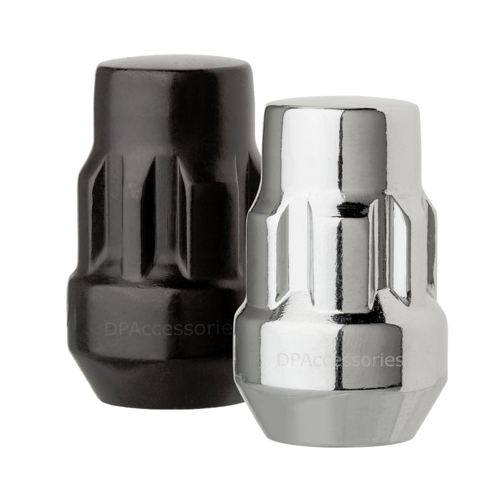 DPAccessories 7/16-20 Lug Nut Locks | Bulge Acorn | 36mm (1.4") Tall | 19mm (3/4") & 21mm (13/16") Hex