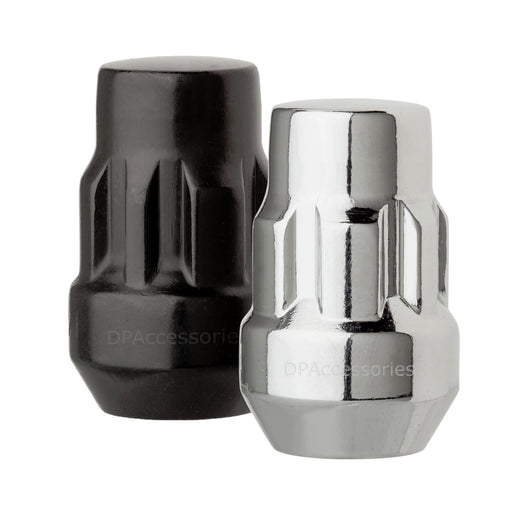 DPAccessories M12x1.50 Lug Nut Locks | Bulge Acorn | 36mm (1.4") Tall | 19mm (3/4") & 21mm (13/16") Hex