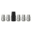 DPAccessories 1/2-20 Lug Nut Locks | Bulge Acorn | 36mm (1.4") Tall | 19mm (3/4") & 21mm (13/16") Hex