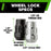 DPAccessories 1/2-20 Lug Nut Locks | Bulge Acorn | 36mm (1.4") Tall | 19mm (3/4") & 21mm (13/16") Hex