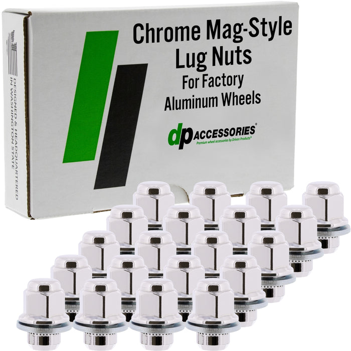 DPAccessories Lug Nuts | Compatible Replacement for Toyota-Lexus | 90084-94001, 90942-A1009, 90942-01033 | Factory/OEM Wheels Only