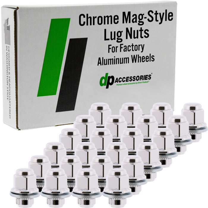 DPAccessories Lug Nuts | Compatible Replacement for Toyota-Lexus | 90084-94001, 90942-A1009, 90942-01033 | Factory/OEM Wheels Only
