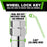 DPAccessories M12x1.25 Lug Nut Locks For Aftermarket Wheels | Spline/Tuner | 34mm (1.35") Tall | 19mm (3/4") & 21mm (13/16") Hex