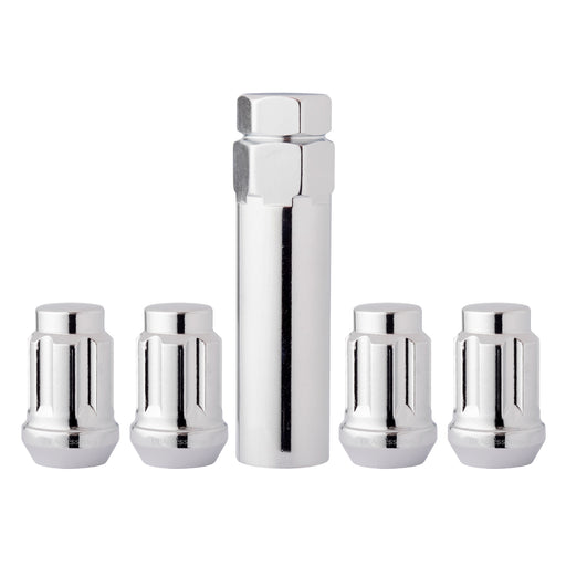 DPAccessories M14x1.50 Lug Nut Locks For Aftermarket Wheels | Spline/Tuner Duplex | 35mm (1.38") Tall | 21mm (13/16") & 22mm (7/8") Hex