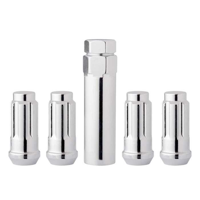 DPAccessories M14x1.50 Lug Nut Locks For Aftermarket Wheels | Spline/Tuner Duplex XL | 51mm (2.02") Tall | 21mm (13/16") & 22mm (7/8") Hex