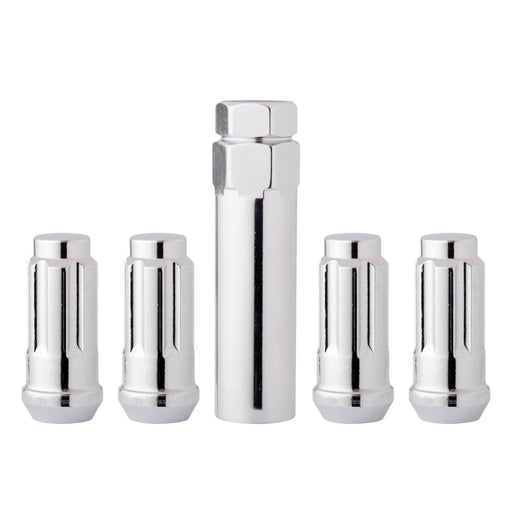 DPAccessories 9/16-18 Lug Nut Locks For Aftermarket Wheels | Spline/Tuner Duplex XL | 51mm (2.02") Tall | 21mm (13/16") & 22mm (7/8") Hex