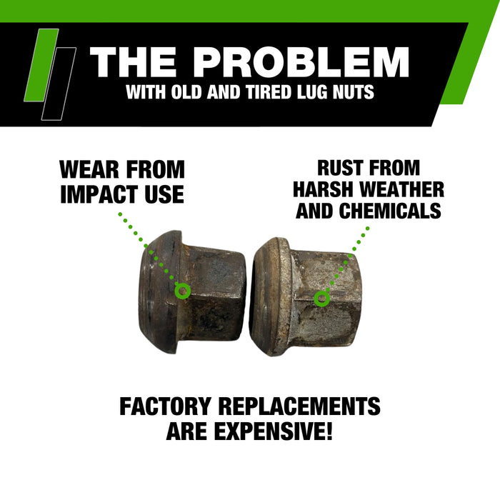 DPAccessories Lug Nuts - Compatible Replacement for Porsche - N-020-112-1, 900-182-001-01