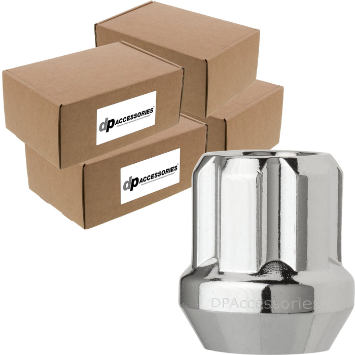 DPAccessories 9/16-18 Lug Nuts For Aftermarket Wheels - Open End Duplex Spline Tuner - 25mm (1") Tall