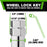 DPAccessories 7/16-20 Lug Nut Locks For Aftermarket Wheels | Open End Spline Tuner | 22mm (0.87") Tall | 19mm (3/4") & 21mm (13/16") Hex