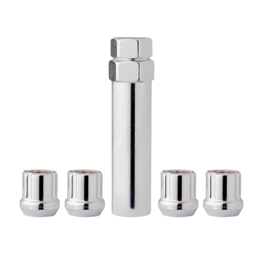 DPAccessories 1/2-20 Lug Nut Locks For Aftermarket Wheels | Open End Spline Tuner | 22mm (0.87") Tall | 19mm (3/4") & 21mm (13/16") Hex