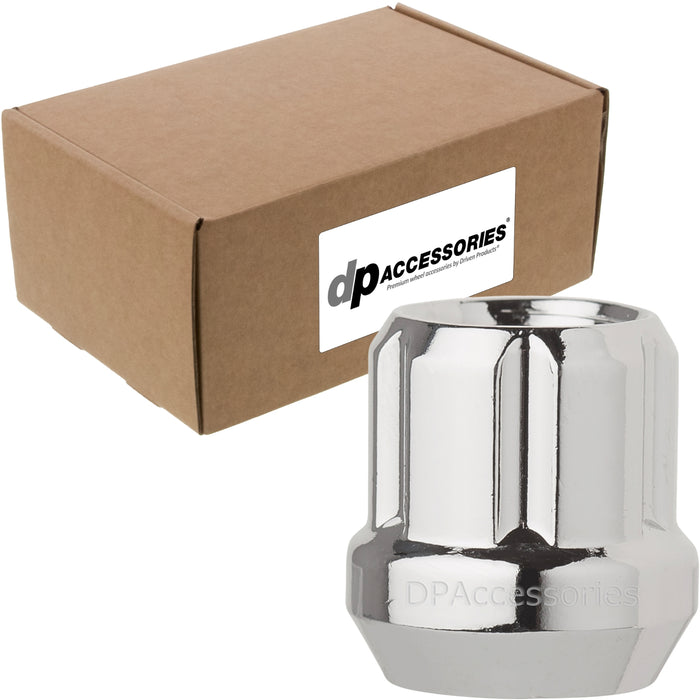 DPAccessories 1/2-20 Lug Nuts For Aftermarket Wheels - Open End Spline Tuner - 22mm (0.85") Tall