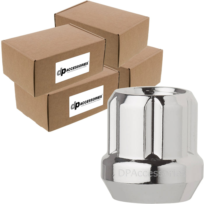 DPAccessories 1/2-20 Lug Nuts For Aftermarket Wheels - Open End Spline Tuner - 22mm (0.85") Tall