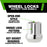 DPAccessories M14x2.00 Lug Nut Locks For Aftermarket Wheels | Open End Duplex Spline Tuner | 25mm (1") Tall | 21mm (13/16") & 22mm (7/8") Hex