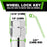 DPAccessories 9/16-18 Lug Nut Locks For Aftermarket Wheels | Open End Duplex Spline Tuner | 25mm (1") Tall | 21mm (13/16") & 22mm (7/8") Hex
