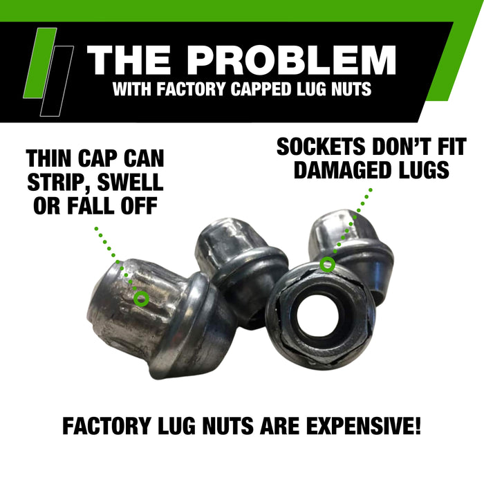 DPAccessories Lug Nuts | Compatible Replacement for Dodge-Chrysler | 6507826AA | Factory/OEM Wheels Only