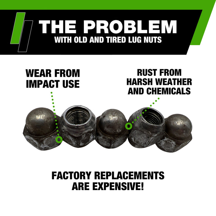DPAccessories Lug Nuts | Compatible Replacement for Subaru | 28171AJ001, 28171AG000, 28171AJ000 | Factory/OEM Wheels Only