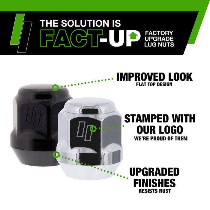 DPAccessories Lug Nuts | Compatible Replacement for Subaru | 28171AJ001, 28171AG000, 28171AJ000 | Factory/OEM Wheels Only