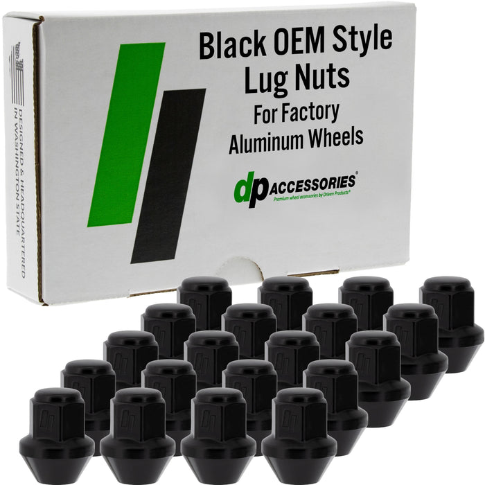 DPAccessories Lug Nuts | Compatible Replacement for Ford Lincoln | ACPZ-1012-M, ACPZ-1012-D | For Factory/OEM Wheels Only