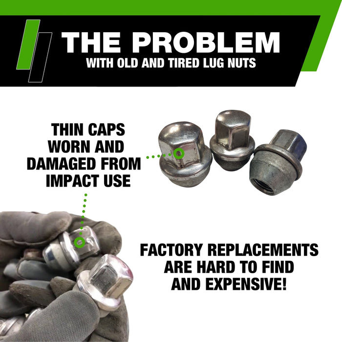 DPAccessories Lug Nuts | Compatible Replacement for Tesla | 2007065 | For Factory/OEM Wheels Only