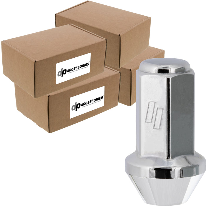 DPAccessories Lug Nuts | Compatible Replacement for Ford Lincoln | 4L3Z-1012-A , 7L1Z-1012-A | For Factory/OEM Wheels Only