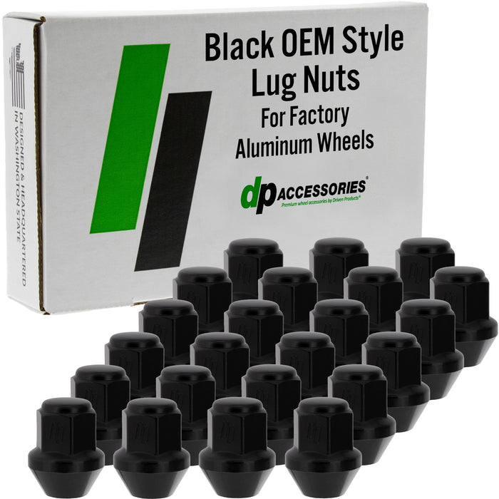 DPAccessories Lug Nuts | Compatible Replacement for Dodge Jeep RAM | 6509422AA | For Factory/OEM Wheels Only