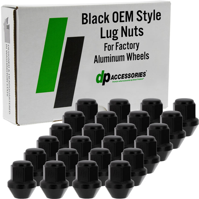 DPAccessories Lug Nuts | Compatible Replacement for Chevrolet Cadillac Buick | 9597846, 9598179 | For Factory/OEM Wheels Only