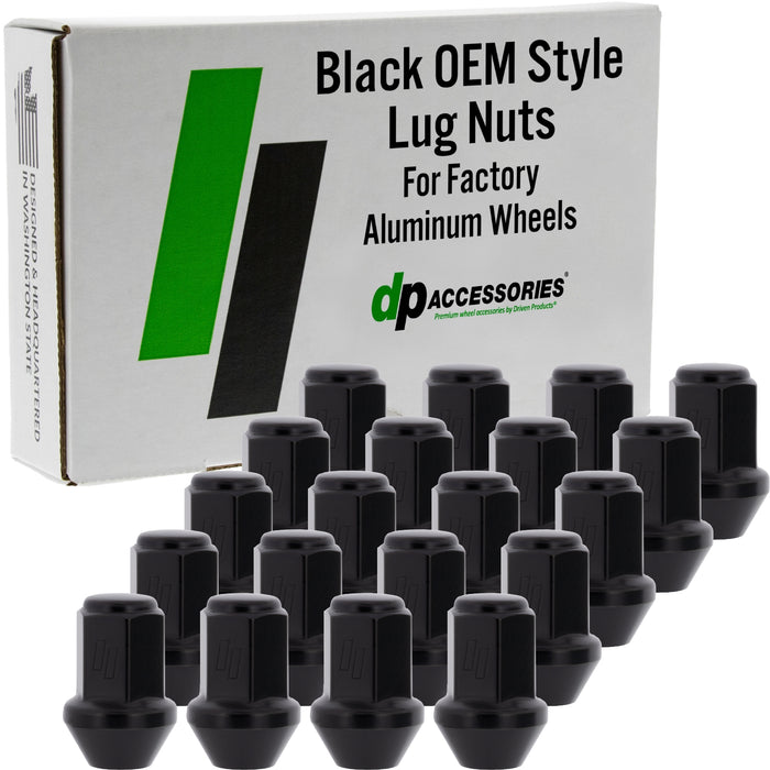 DPAccessories Lug Nuts | Compatible Replacement for Chevrolet Cadillac GMC | 9596070 | For Factory/OEM Wheels Only
