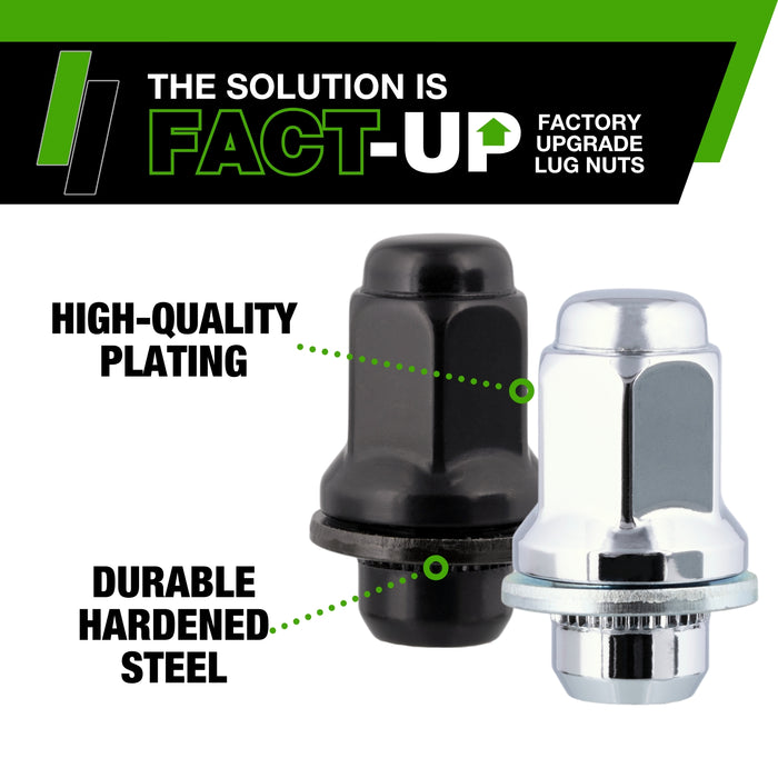 DPAccessories Lug Nuts | Compatible Replacement for Toyota-Lexus | 90942-01058, 90080-17036, 90942-A1011 | Factory/OEM Wheels Only