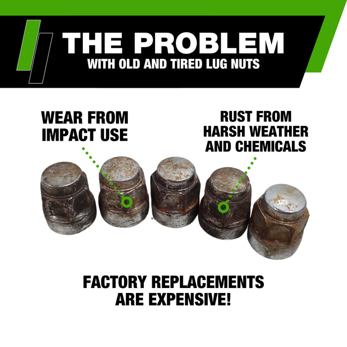 DPAccessories Lug Nuts | Compatible Replacement for Honda-Acura | 90381-S87-A01, 90304-SA5-013 | Factory/OEM Wheels Only