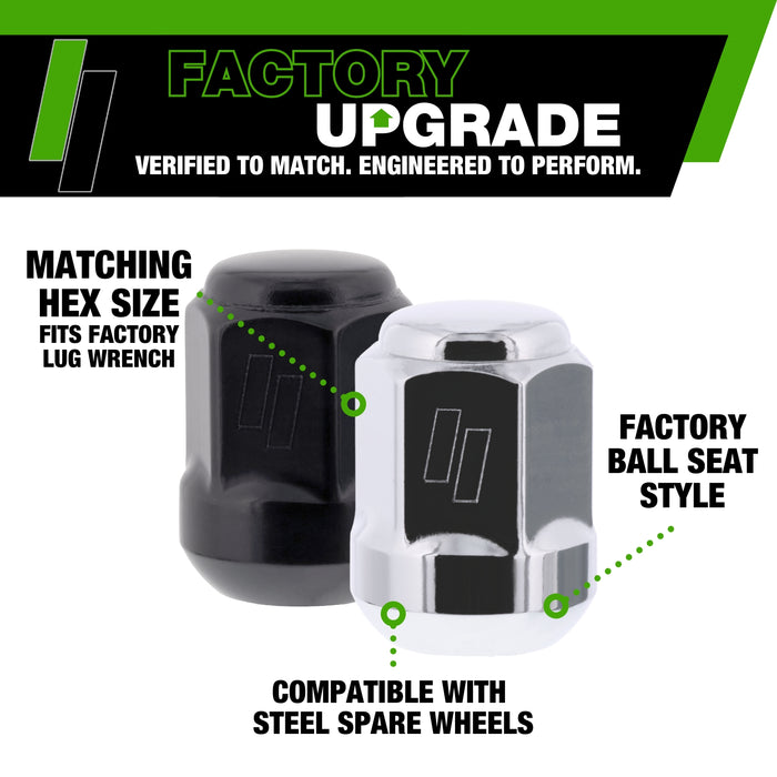 DPAccessories Lug Nuts | Compatible Replacement for Honda-Acura | 90381-S87-A01, 90304-SA5-013 | Factory/OEM Wheels Only