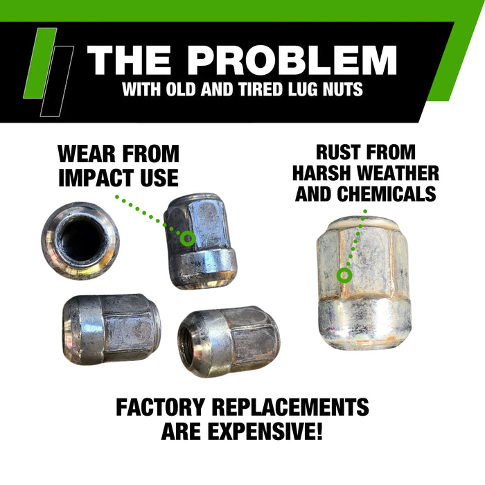 DPAccessories Lug Nuts | Compatible Replacement for Honda-Acura | 90304-SJA-A91 | For Factory/OEM Wheels Only