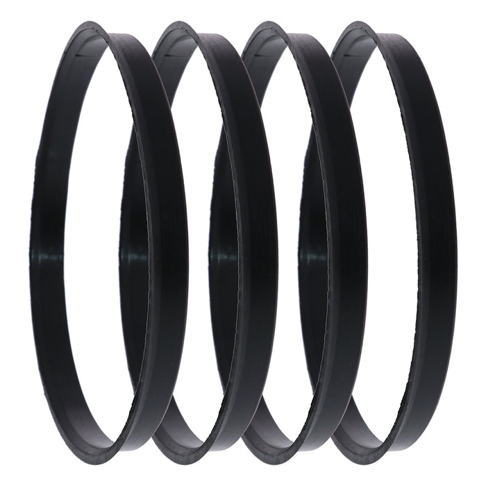 Black Polycarbonate Hub Centric Rings 110mm to 106mm - 4 Pack