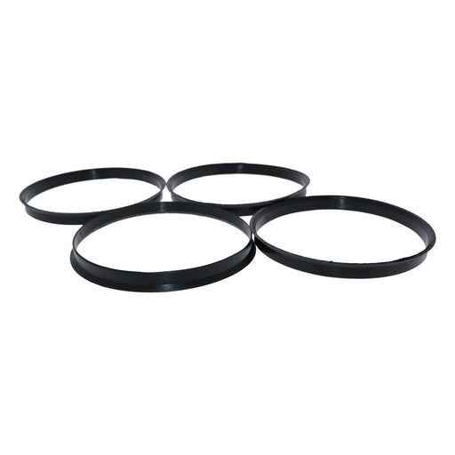 Black Polycarbonate Hub Centric Rings 110mm to 100mm - 4 Pack